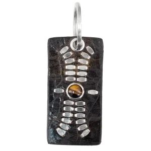 Calleen Cordero Dominic Semi-precious Stone Keychain | Keychains