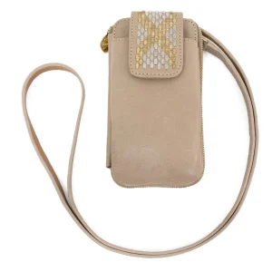 Calleen Cordero Etta Snake Cell Wallet Messenger | Wallets | Messengers