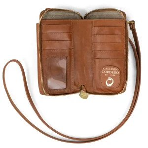 Calleen Cordero Etta Snake Cell Wallet Messenger | Wallets | Messengers
