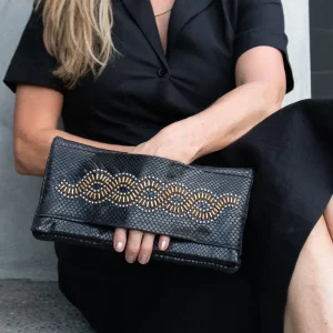 Calleen Cordero Fava Topaz Clutch | Clutches