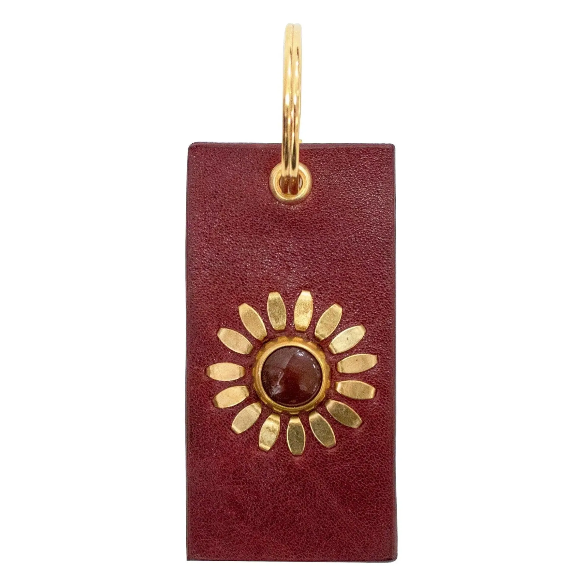 flor_semiprecious_stone_k_1.webp Calleen Cordero Flor Semi-Precious Stone Keychain | Keychains