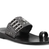 Calleen Cordero Papi Blk-Wht Woven Sandal | Sandals