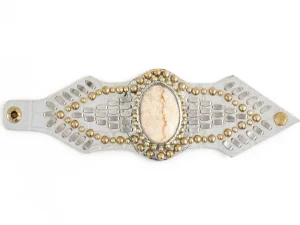 Calleen Cordero Reina Semi-precious Riverstone Bracelet | Sculpted Bracelets