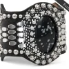 Calleen Cordero Reina Semi-precious Snowflake Obsidian Stone Bracelet | Sculpted Bracelets