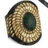 Calleen Cordero Rocal Semi-precious Bloodstone Cuff | Sculpted Bracelets