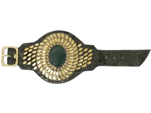 Calleen Cordero Rocal Semi-precious Bloodstone Cuff | Sculpted Bracelets
