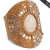 Calleen Cordero Rocal Semi-precious Riverstone Cuff | Sculpted Bracelets