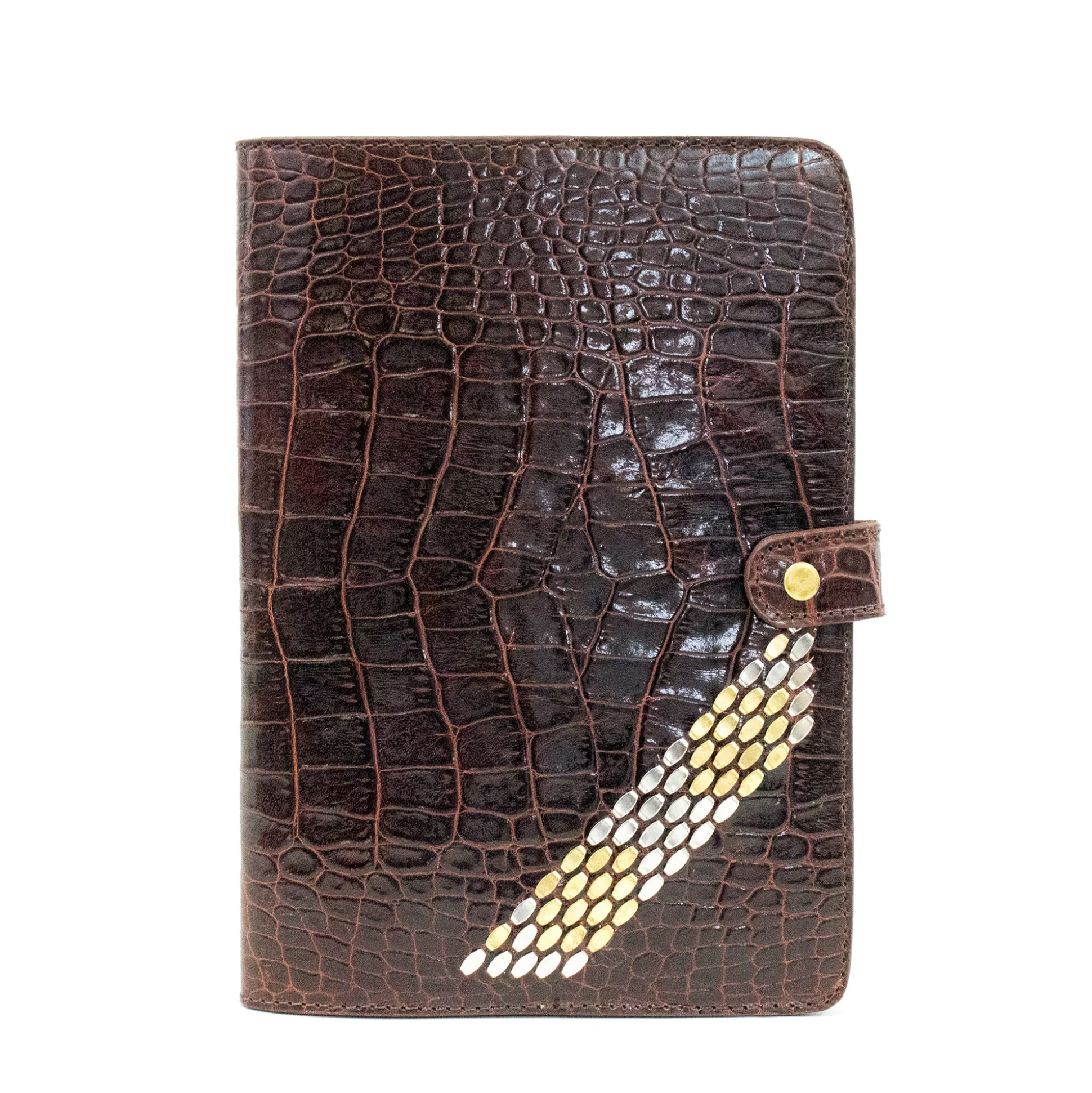 snake_notebook___w_x___h_1.webp Calleen Cordero Snake Notebook 5 1/2" W X 7 1/2" H | Leather Notebooks | Leather Notebooks